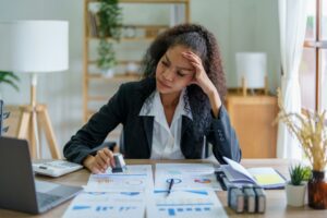 African Americans women entrepreneurs showing fear and anxiety